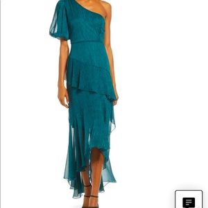 One-Shoulder Chiffon Midi Dress
FLORET STUDIOS